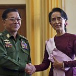 Min Aung Hlaing dan Aung San Suu Kyi