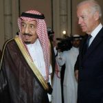 Raja Salman dan Joe Biden