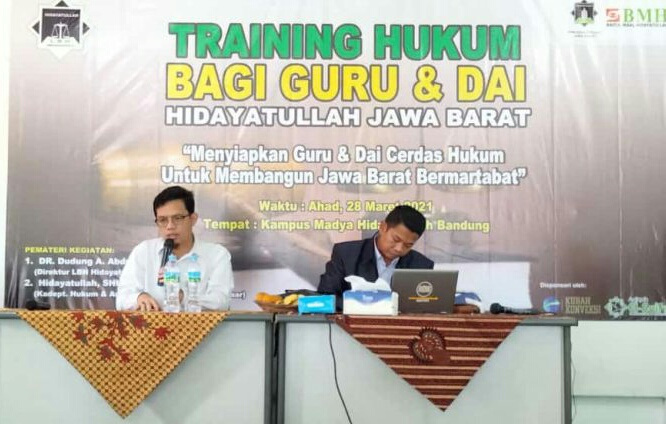 DPW Hidayatullah Training Hukum
