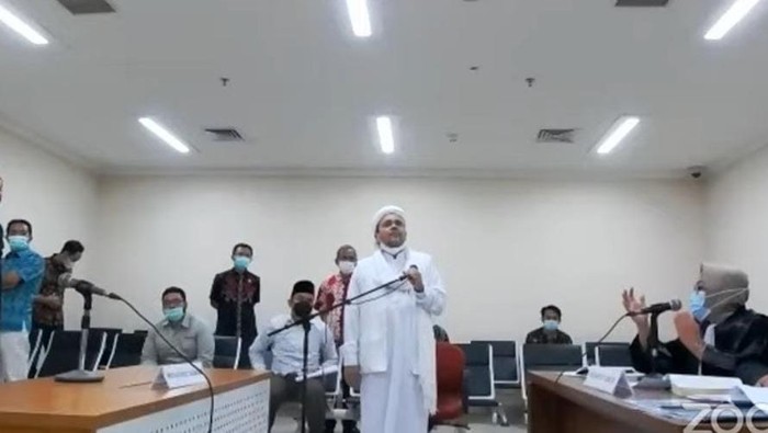 Pengadilan saksi eksepsi habib rizieq shihab HRS