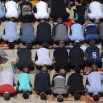 Sholat Jumat di Masjid Al-Aqsha Palestina