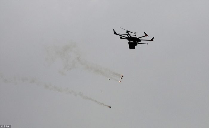drone gas air mata
