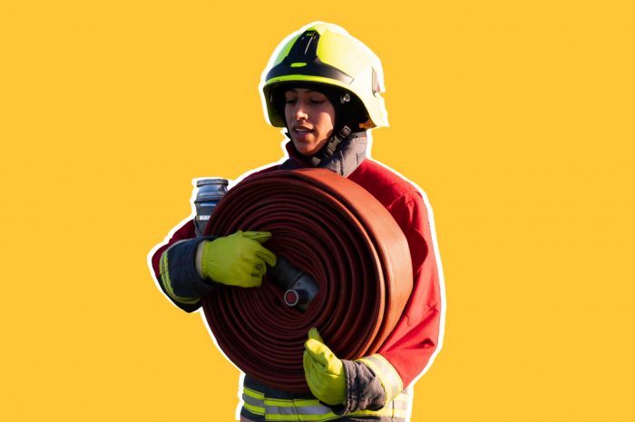pemadam kebakaran berhijab inggris