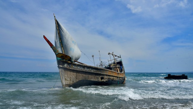 Muslim Rohingya perahu
