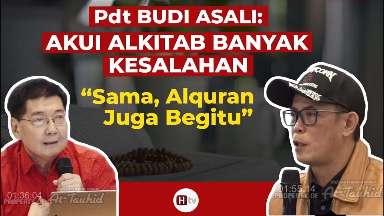 DEBAT CERDAS ISLAM VS KRISTEN: Pendeta Senior Akui Alkitab Mengandung Banyak Kesalahan