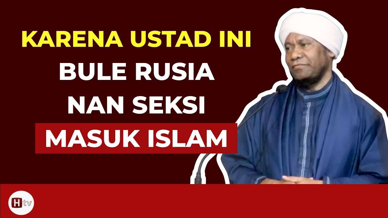 Fadhlan Garamatan Membawakan Islam dengan Indah Bule Rusia Nan Seksipun Masuk Islam
