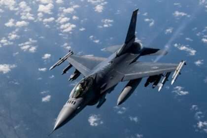 Pesawat F 16 AS jatuh di Korea