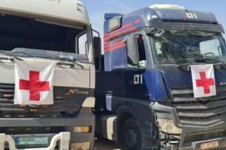 Truk Bantuan Lebanon