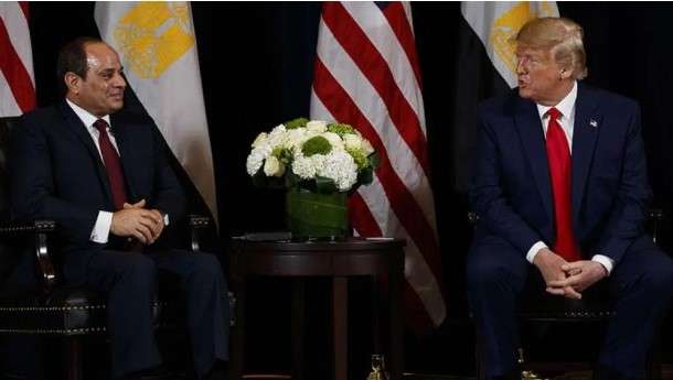 Presiden Al Sisi dan Donald Trump