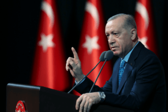 Presiden Turki Recep Tayyip Erdogan mengecam keras serangan Israel