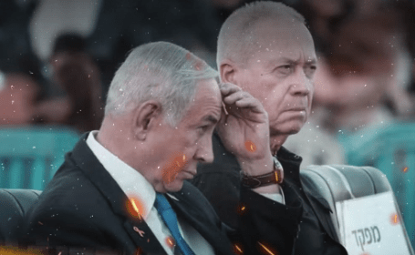 Benjamin Netanyahu dan Yoav Gallant