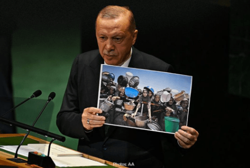 Presiden Turki Recep Tayyip Erdogan di Sidang Umum PBB UNGA