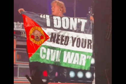 Kibarkan Bendera Palestina, Aksi Vokalis Guns N’Rose di Konser Bogotá jadi Sorotan