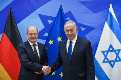 Kanselir Jerman dan Benjamin Netanyahu