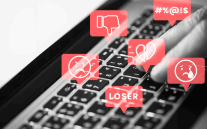 Komentar negatif perundungan dan bullying di media sosial