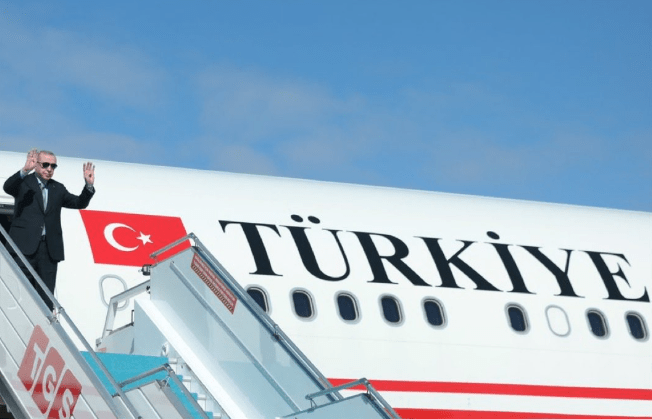 Presiden Recep Erdogan di KTT Gaza