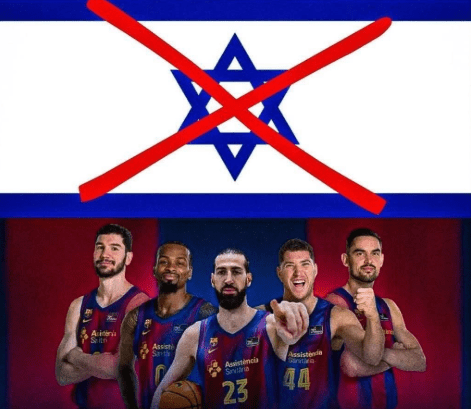 tim basket Barcelona tolak tim Israel