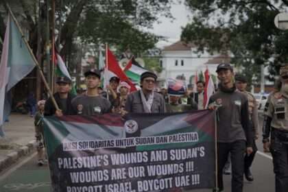 Aksi Solidaritas untuk Palestina dan Sudan, ABABIL Tuntut Indonesia Putus Hubungan dengan UEA