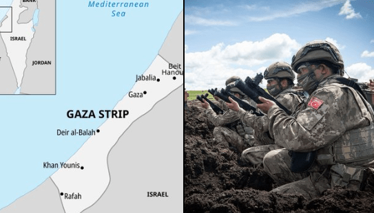 Pasukan penjaga perdamaian Turki di Gaza