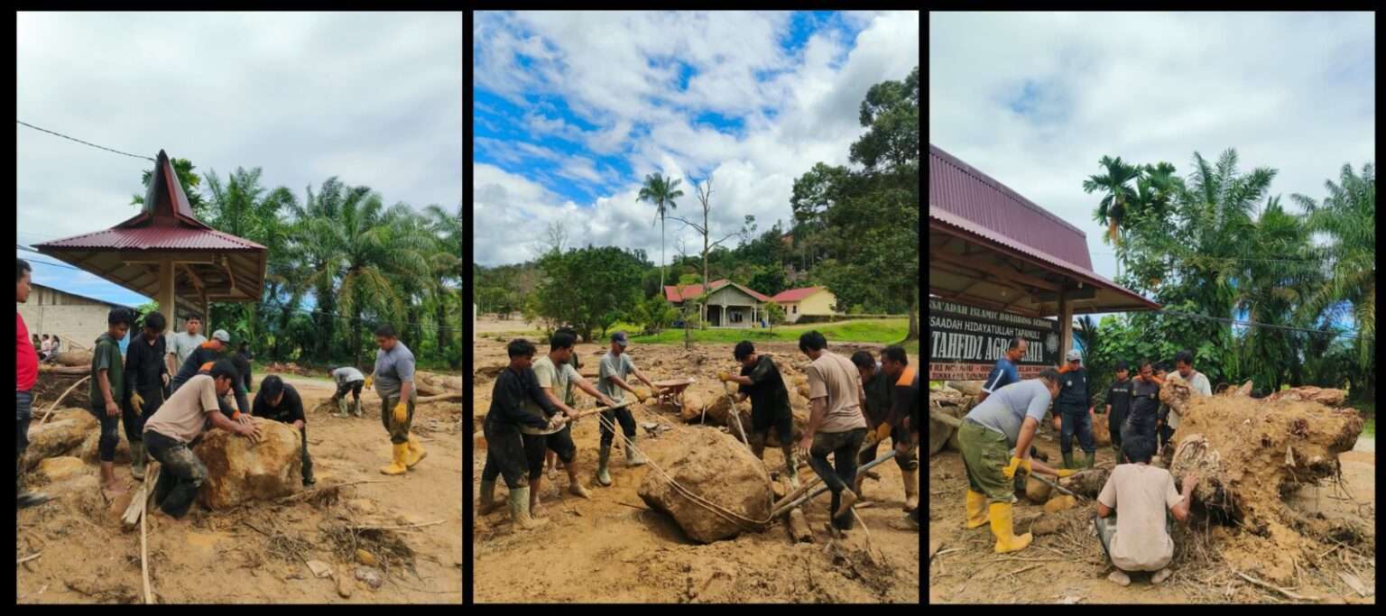 Pondok Tahfidzul Quran Ikut Diterjang Lumpur Tebal, Warga dan Santri Butuh Selimut dan Sembako
